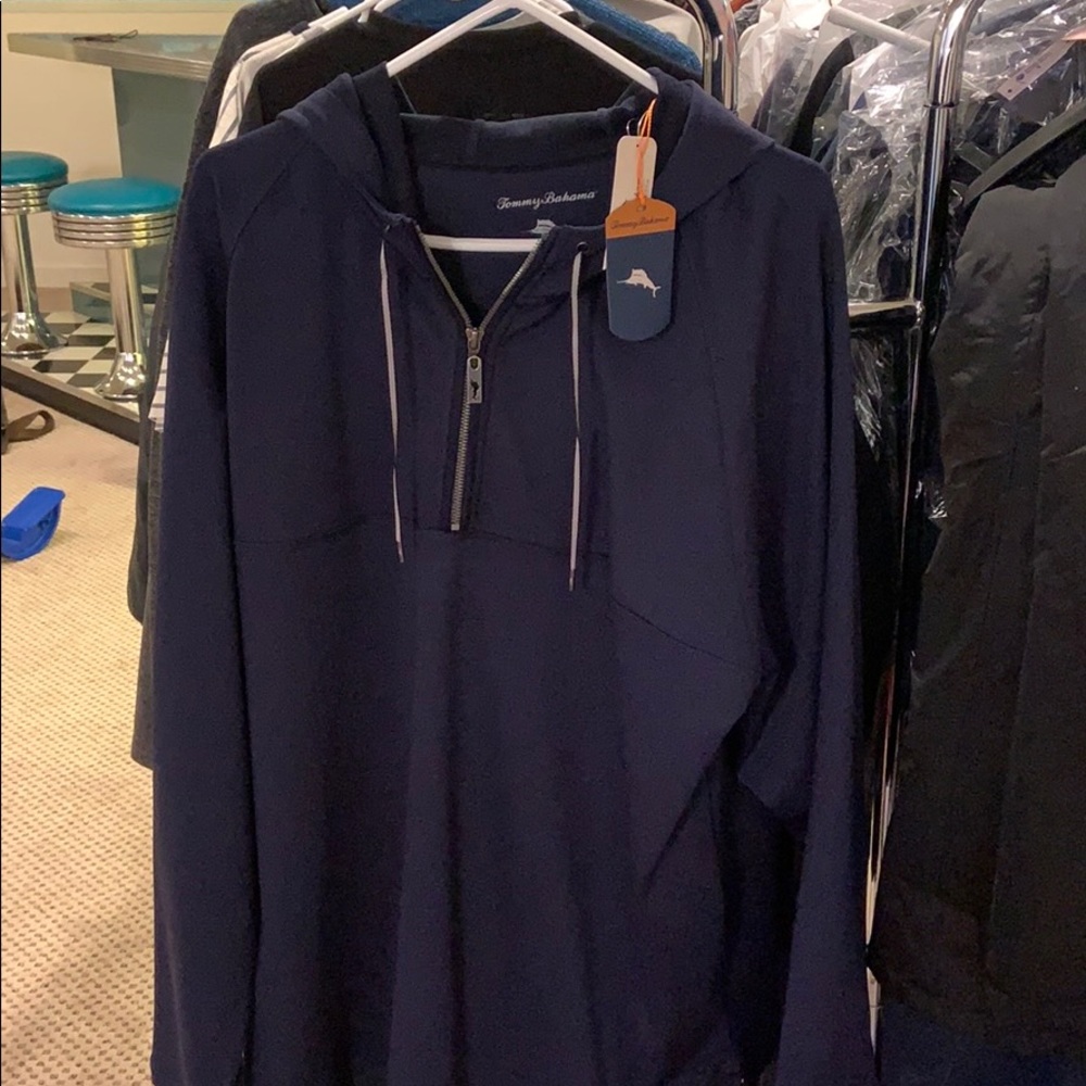 Tommy Bahama quarter zip hoodie